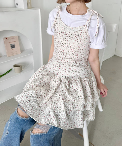 フラワーキャミチュニックワンピース | SL2255072 | アイボリー