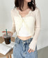 レースシアーカーディガントップス | CL2255047 | アイボリー