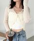 レースシアーカーディガントップス | CL2255047 | アイボリー