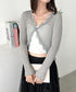 レースシアーカーディガントップス | CL2255047 | ライトグレー