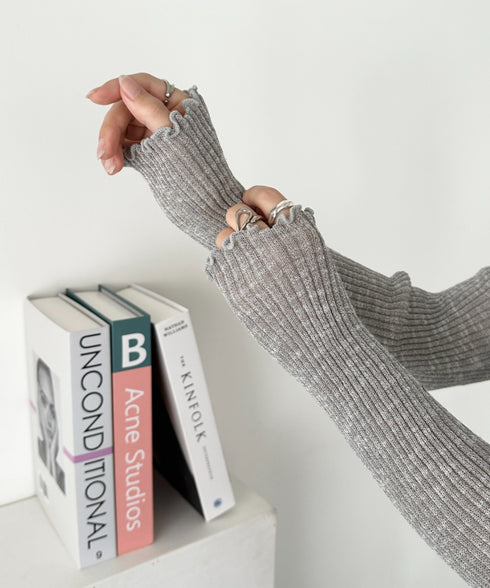 レースシアーカーディガントップス | CL2255047 | ライトグレー