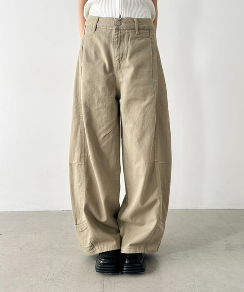 カーブワイドパンツ | BA2255046 | ベージュ