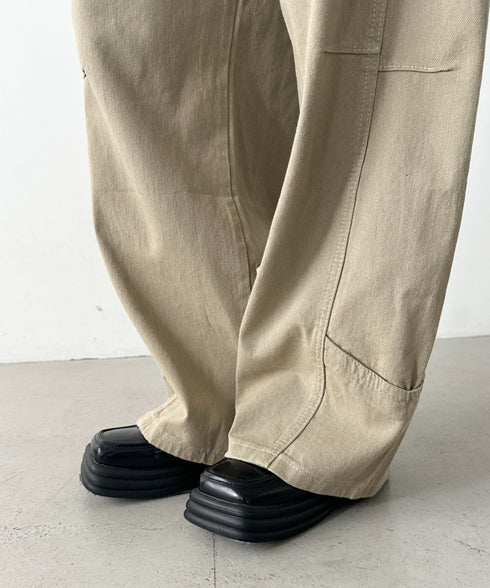 カーブワイドパンツ | BA2255046 | ベージュ