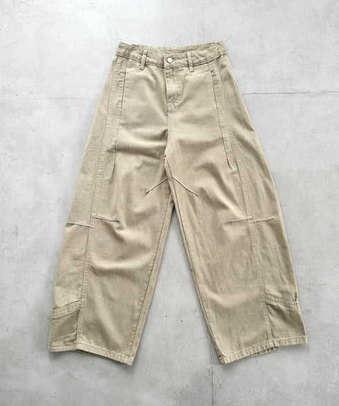 カーブワイドパンツ | BA2255046 | ベージュ