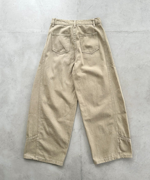 カーブワイドパンツ | BA2255046 | ベージュ