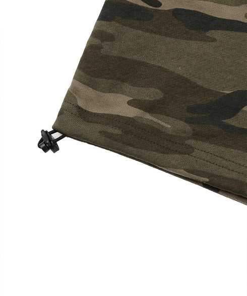 ROCKCAKE(ロックケーキ)/ワイド ルーズ カモフラ グラフィック ジョガー スウェットパンツ/Camo Metal Graphics Pants | AT2252054 | カーキ