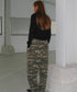 ROCKCAKE(ロックケーキ)/ワイド ルーズ カモフラ グラフィック ジョガー スウェットパンツ/Camo Metal Graphics Pants | AT2252054 | カーキ