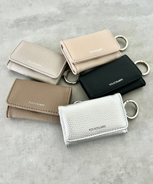 POLOCHAMPS(ポロチャンプス)/スマートキー ダブル ポケット キーチェーン/キーケース | IM6252056 | モカ