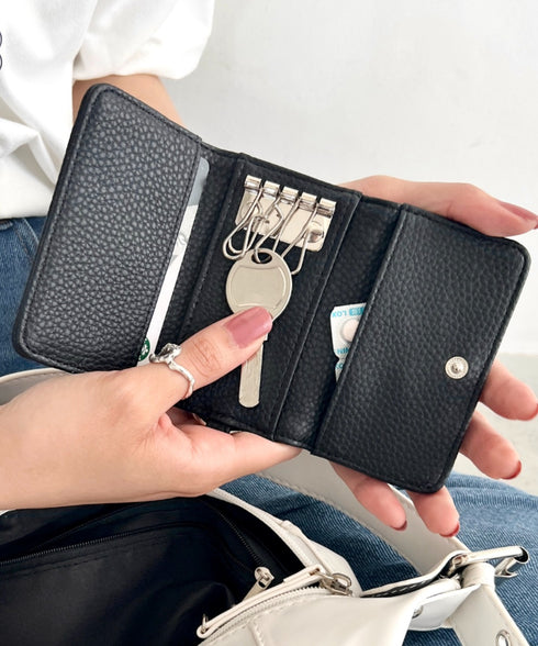 POLOCHAMPS(ポロチャンプス)/スマートキー ダブル ポケット キーチェーン/キーケース | IM6252056 | ブラック