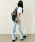 THE NORTH FACE(ザ・ノースフェイス)/2WAY 軽量 メッシュバッグ リュック ナップサック トートバッグ/LINDEN MESH GYM SACK | IM1252042 | グレー