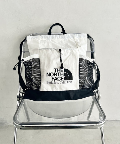 THE NORTH FACE(ザ・ノースフェイス)/2WAY 軽量 メッシュバッグ リュック ナップサック トートバッグ/LINDEN MESH GYM SACK | IM1252042 | ホワイト