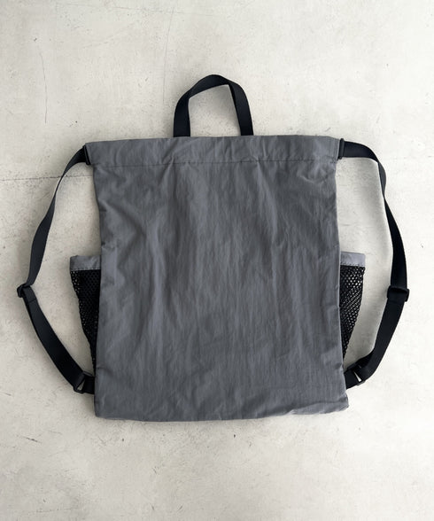 THE NORTH FACE(ザ・ノースフェイス)/2WAY 軽量 メッシュバッグ リュック ナップサック トートバッグ/LINDEN MESH GYM SACK | IM1252042 | グレー