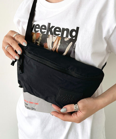 THE NORTH FACE(ザ・ノースフェイス)/ボディバッグ ヒップバッグ ウエストバッグ/W NEVER STOP LUMBAR | IM1252045 | ブラック