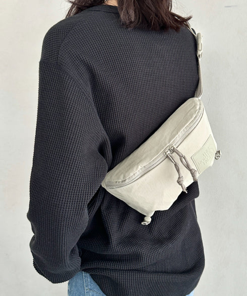 THE NORTH FACE(ザ・ノースフェイス)/ボディバッグ ヒップバッグ ウエストバッグ/W NEVER STOP LUMBAR | IM1252045 | グレイッシュベージュ