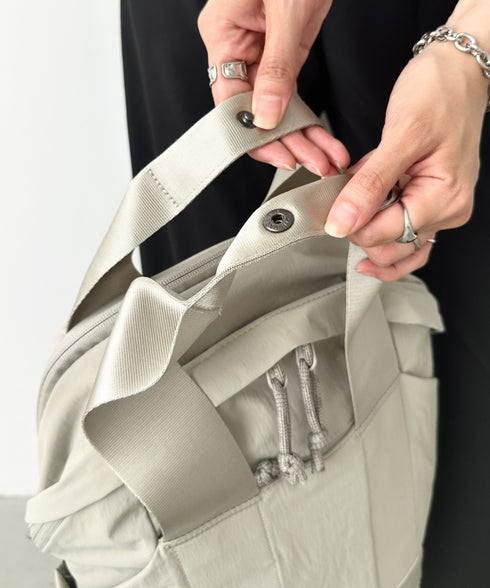 THE NORTH FACE(ザ・ノースフェイス)/A4サイズ収納可能 バックパック リュック デイパック/W NEVER STOP DAYPACK | IM1252046 | グレイッシュベージュ