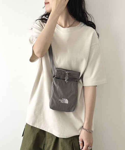 THE NORTH FACE(ザ・ノースフェイス)/ミニショルダー クロスバッグ スマホショルダー ポーチ/SIMPLE STRING BAG MINI | IM1252058 | グレー
