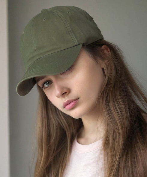 NEWTRAL(ニュートラル)/502 スタンダード ローキャップ/無地 ワンポイント ユニセックス 帽子 | NT5009002 | カーキ