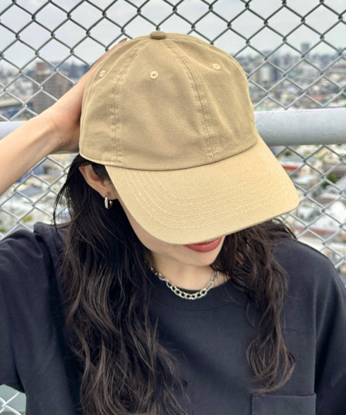 NEWTRAL(ニュートラル)/502 スタンダード ローキャップ/無地 ワンポイント ユニセックス 帽子 | NT5009002 | ベージュ