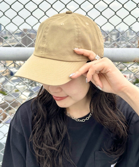 NEWTRAL(ニュートラル)/502 スタンダード ローキャップ/無地 ワンポイント ユニセックス 帽子 | NT5009002 | ベージュ