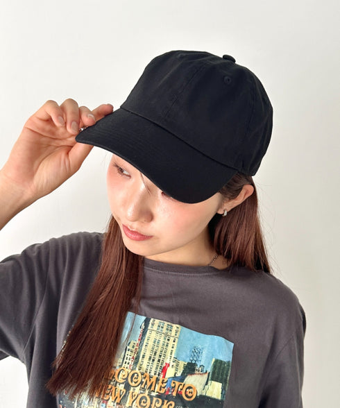 NEWTRAL(ニュートラル)/502 スタンダード ローキャップ/無地 ワンポイント ユニセックス 帽子 | NT5009002 | ブラック
