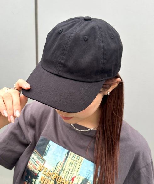 NEWTRAL(ニュートラル)/502 スタンダード ローキャップ/無地 ワンポイント ユニセックス 帽子 | NT5009002 | ブラック