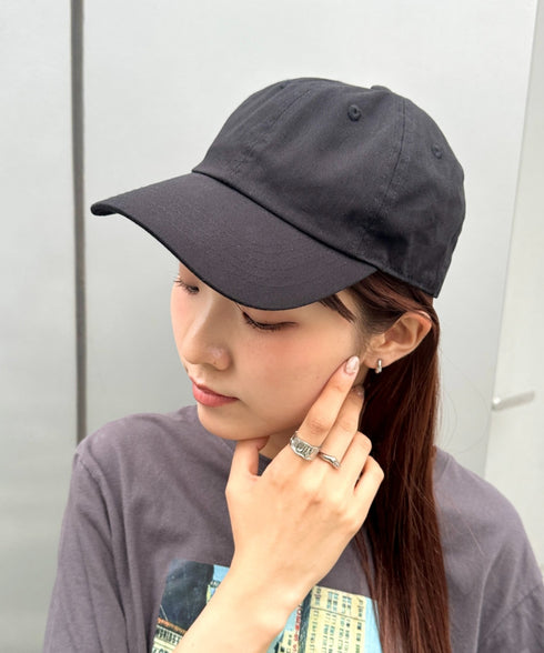 NEWTRAL(ニュートラル)/502 スタンダード ローキャップ/無地 ワンポイント ユニセックス 帽子 | NT5009002 | ブラック