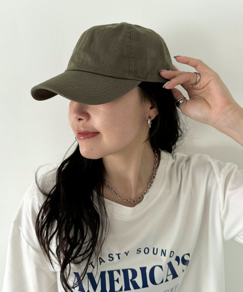 NEWTRAL(ニュートラル)/502 スタンダード ローキャップ/無地 ワンポイント ユニセックス 帽子 | NT5009002 | カーキ