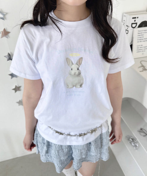 エンジェルバニーロゴTシャツ | LO2252045 | ホワイト