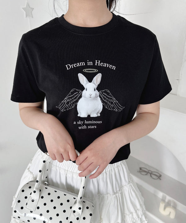 エンジェルバニーロゴTシャツ | LO2252045 | ブラック