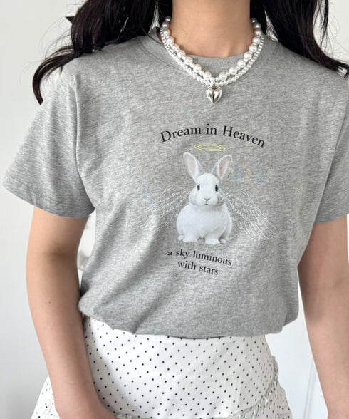 エンジェルバニーロゴTシャツ | LO2252045 | グレー