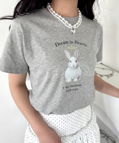 エンジェルバニーロゴTシャツ | LO2252045 | グレー