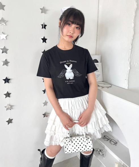 エンジェルバニーロゴTシャツ | LO2252045 | ブラック