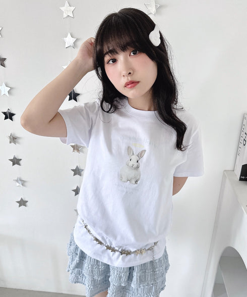 エンジェルバニーロゴTシャツ | LO2252045 | ホワイト