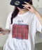 チェックロゴ半袖Tシャツ | SL2252023 | レッド
