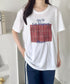 チェックロゴ半袖Tシャツ | SL2252023 | レッド
