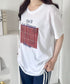 チェックロゴ半袖Tシャツ | SL2252023 | レッド
