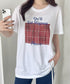 チェックロゴ半袖Tシャツ | SL2252023 | レッド
