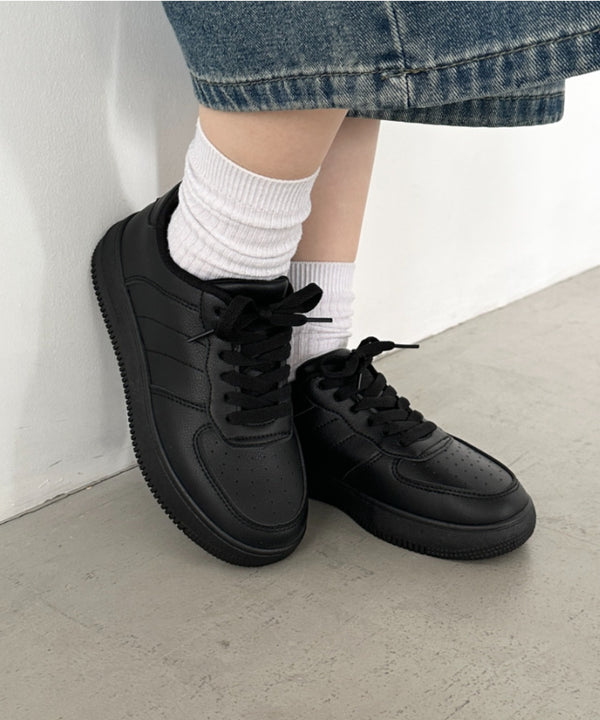 厚底ローカットスニーカー | CL3255051 | ブラック