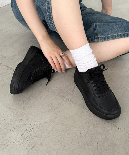 厚底ローカットスニーカー | CL3255051 | ブラック