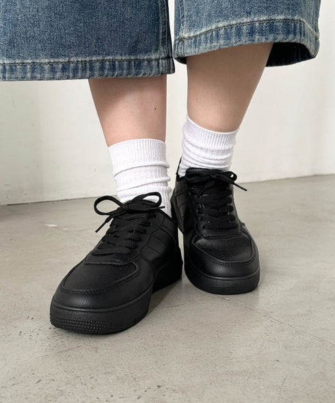 厚底ローカットスニーカー | CL3255051 | ブラック