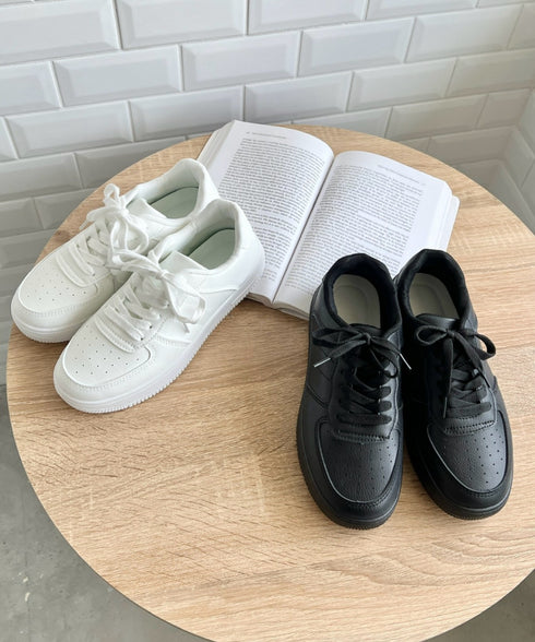 厚底ローカットスニーカー | CL3255051 | ブラック