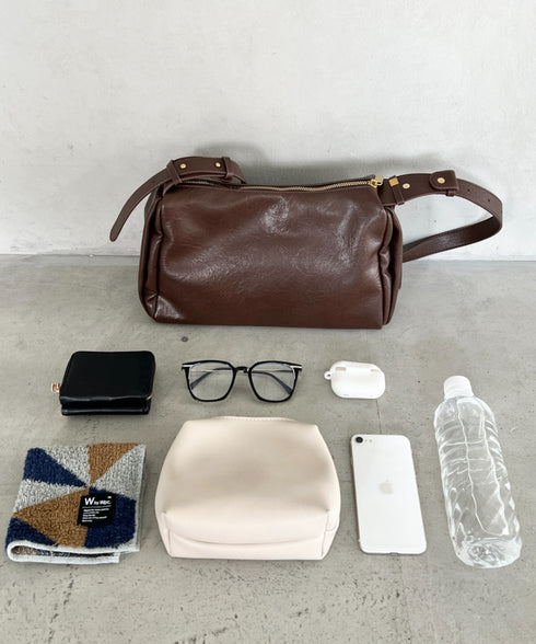 マルチWAYワンハンドルショルダーバッグ | MD1255063 | ダークブラウン