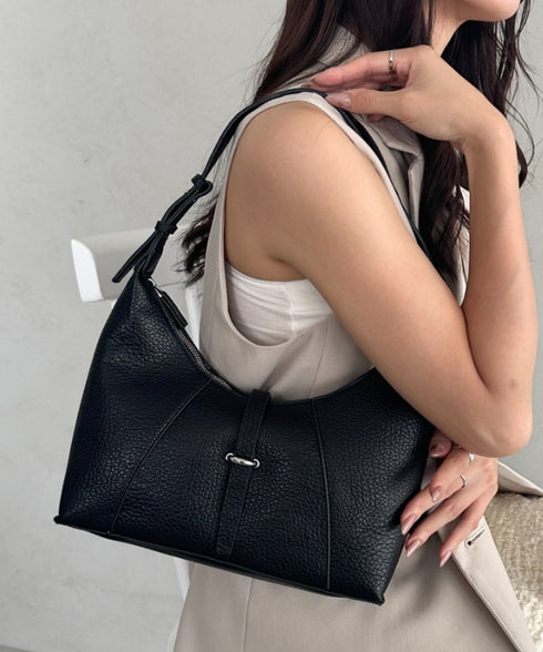 PUベルトフラップミニバッグ | MD1255064 | ブラック