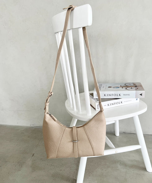 PUベルトフラップミニバッグ | MD1255064 | ベージュ