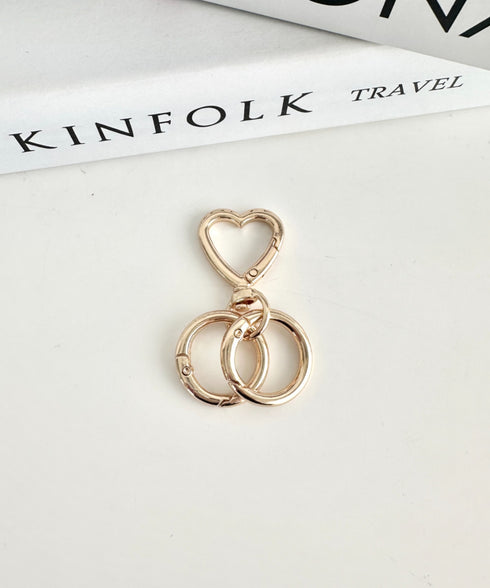 メタル ハート リボン カラビナ キーホルダー | MD6255069 | その他1