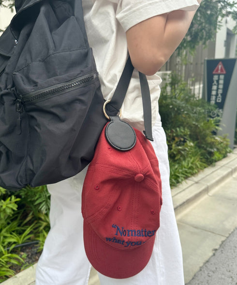 PUハットクリップ 帽子クリップ キーホルダー | MD6255071 | ブラック