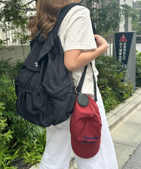 PUハットクリップ 帽子クリップ キーホルダー | MD6255071 | ブラック