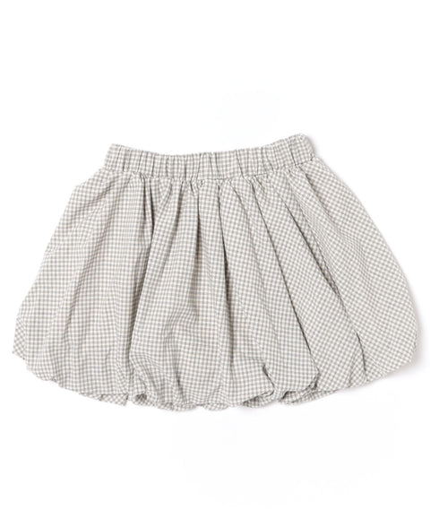 インパン付き チェック柄バルーンミニスカート | WR2255065 | アイボリー