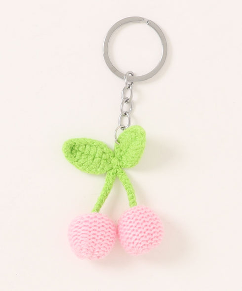 チェリーキーホルダー サクランボチャーム | WR6255067 | ピンク