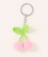 チェリーキーホルダー サクランボチャーム | WR6255067 | ピンク